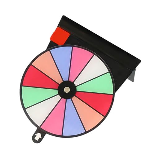 XUZHID Prize Turntable?Tabletop Prize Turntable Wheel Prize Game Turntable Draws Roulette Wheel for Party Gatherings Carnivals Tradeshow