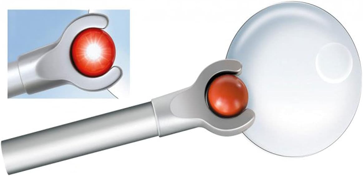 LED Ball Magnifier with Variable Light Beam (Prinz Germany)