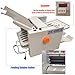 INTSUPERMAI 110V Automatic Paper Folding Machine, 4 Folding Plates, Multiple Folding Forms, Max Speed 262ft/min, Z Fold Paper Folding Machine for Manuals Document Business Letters