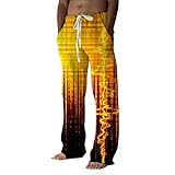 Taille élastique avec cordon de serrage : avec un cordon de serrage, vous pouvez librement ajuster la taille, votre pantalon ne s'affaisse pas ou ne tombera même pas pendant l'exercice intense.