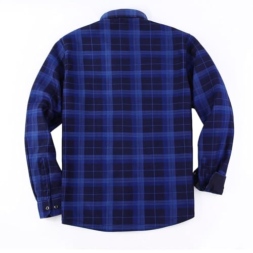 Chemise homme manches longues carreaux vêtements chauds automne hiver