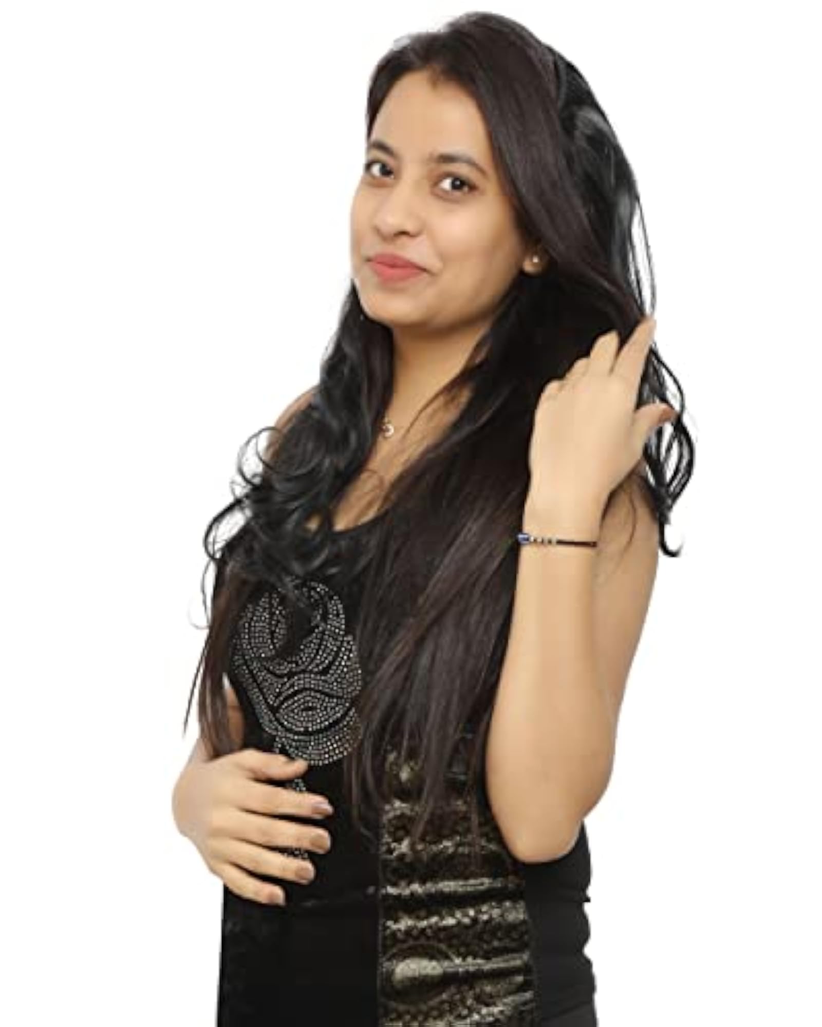 Curly Hair Extensions for Women & Girls, 24 Inch