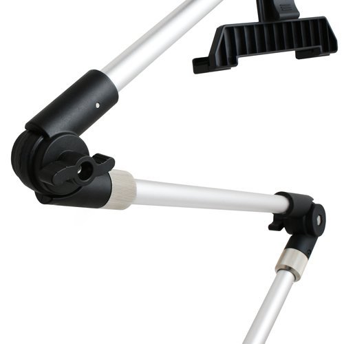 System-S - Supporto da Tavolo con Braccio orientabile Flessibile e Morsetto da Tavolo per iPad PRO (12, 9")