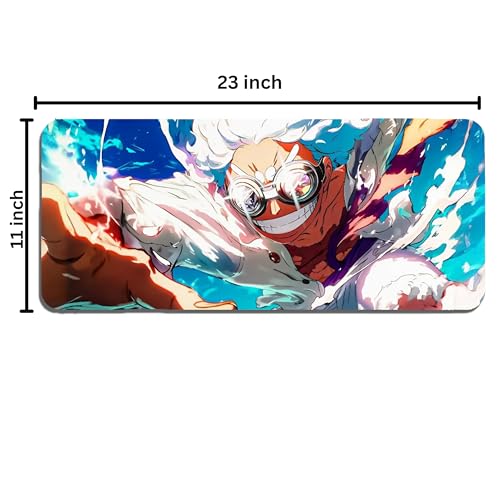 Image of Gaming Mouse Pad XL Extended Large | with Non-Slip Rubber Base, Waterproof & Durable Desk Mat for, Office & Students | Laptop & PC Pad | 60x30cm