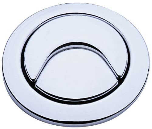 SIAMP Bouton poussoir 36A pour Mécanisme de Chasse, Chromé 34364620