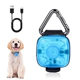 AMFUN LED Hundehalsband Licht, Hundelicht, Wasserdicht USB Haustier Sicherheitslicht für Hunde, Katze & Besitzer Sichtbarkeit, für Laufen & Camping