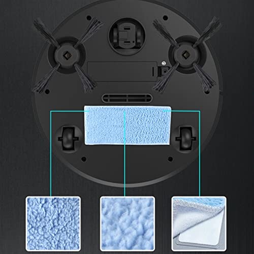 Robot aspirador con potencia de succión constante, diseño blanco y batería de larga duración 5