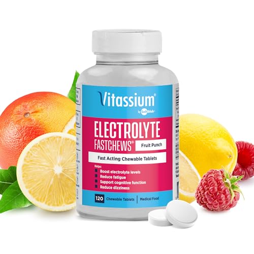 Vitassium FastChews, Chewable Electrolyte Tablets...