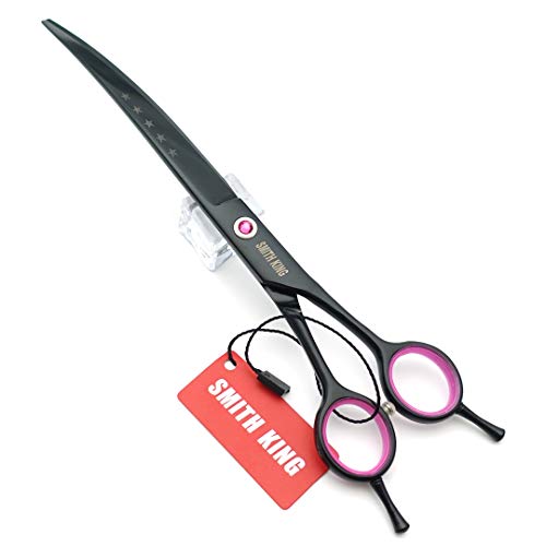 8.0 inches Professional Dog Grooming Scissors Set Straight & thinning & Curved & chunkers 4pcs in 1 Set (with Comb) - Image 6