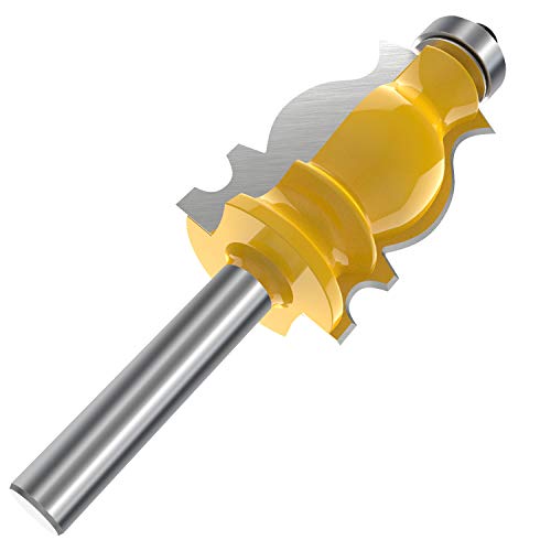 8mm Shank Architectural Molding Router Bit Carbide Sculpture Fishtail Cutter Woodworking Shape Cutter Tool By ROOCBIT