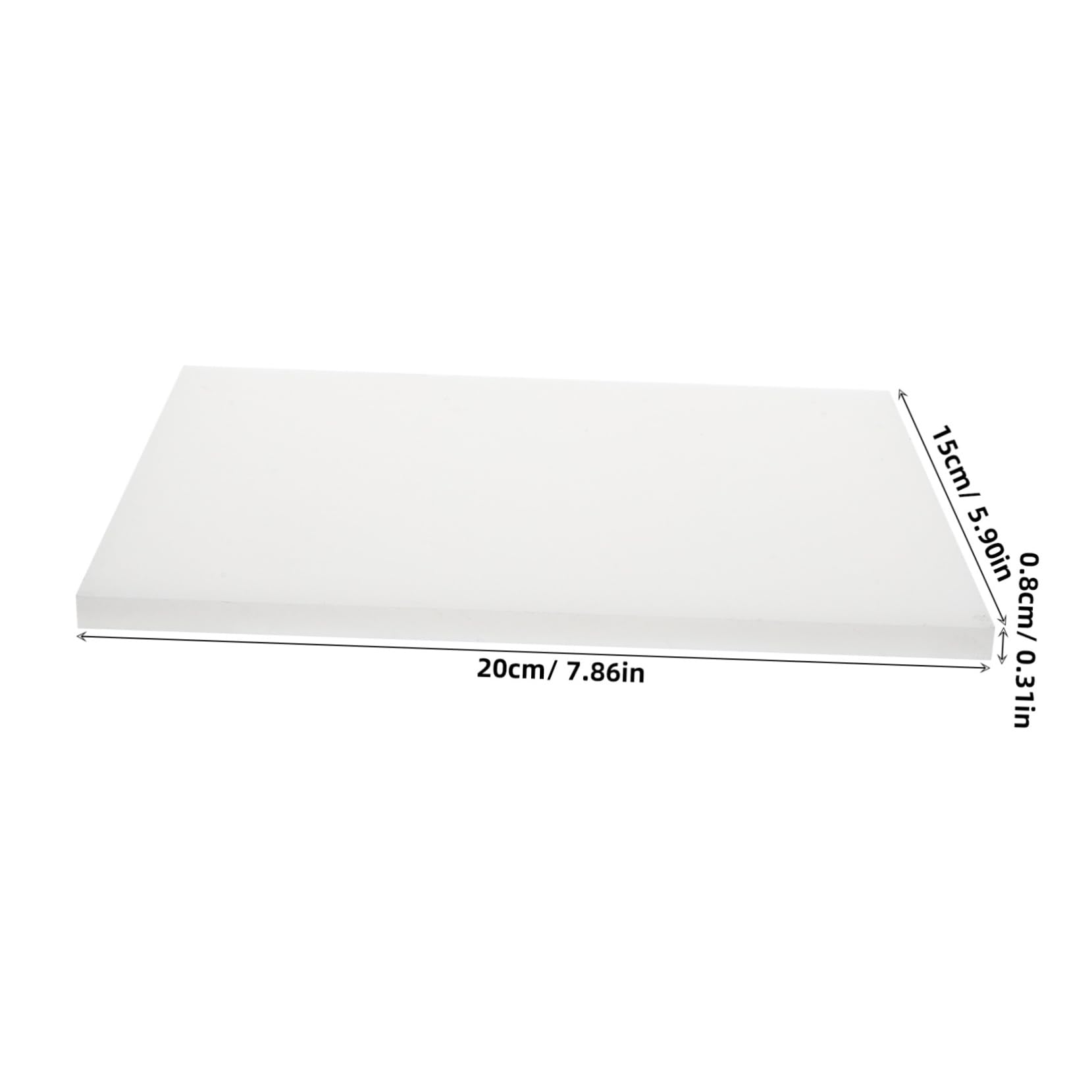 EXAOMBLE Multi Functional Punching Pad for Leather Crafting Durable Plastic Protection Board Reusable Antislip Mat for Impressions Stamps Lightweight Portable Design for DIY Projects