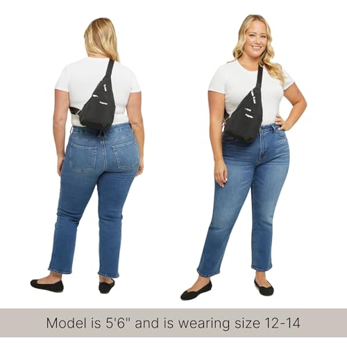 Image of Baggallini Mini Sling - 12x7 Sling Crossbody Bag Backpack with Adjustable Shoulder Strap