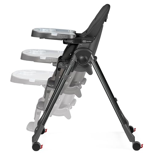 Image of PEG Prima Pappa Zero 3 - High Chair - True Black (Black) | For Children Newborn to 3 Years of Age - Made in Italy