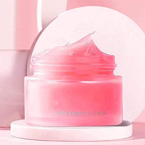 Pore Primer Gel Cream Hydrating Makeup Base,Pure Skin Tint Hydro Primer Silky Moist Delicate Isolating Pore Eraser Light Weight Primer,Magical Natural Make Up to Represent Flawless (1Pcs) Cover