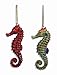 LX Hand Painted Ocean Creature Ornament Seahorse 4