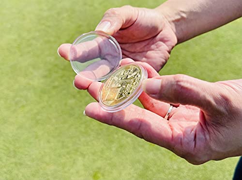 Large Bitcoin Golf Ball Marker Set — 3 Big Coins (Gold, Silver, Copper), Unique Gift for Men & Women, Custom Ball Markers, No Hat Clip Included. - image 6