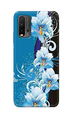 Image of PRINTFIDAA Beautiful Floral Design Printed Designer Hard Case for Redmi 9 Power Back Cover -(e) RPM1006