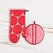 kate spade new york Joy Dot Oven Mitt & Pot Grabber 2-Pack Set, 7