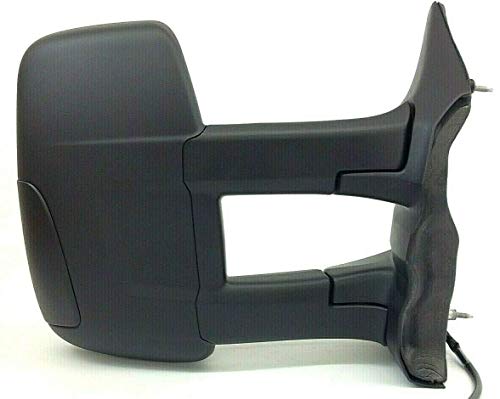 Replacement Passenger Right Side Door Mirror Long Extension View Tow Mirror Power No Heated without Signal Light Indicator for Ford Transit 150 250 350 from 2010 to 2024 by LONGLING - Image 2