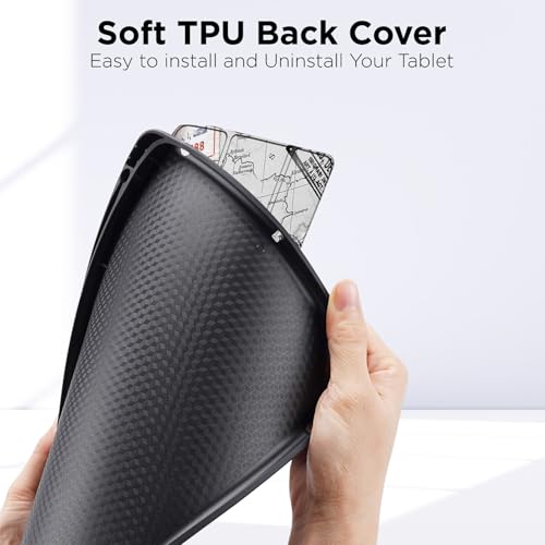 Image of Robustrion Case Cover for iPad Air 11 inch Cover M4 / M3 / M2 / iPad Air 5th Generation Cover /iPad Air 4th Generation with [Pencil Holder] for iPad Air 11 inch M4 M3 M2 /Air 4 5 10.9 inch - Eiffel