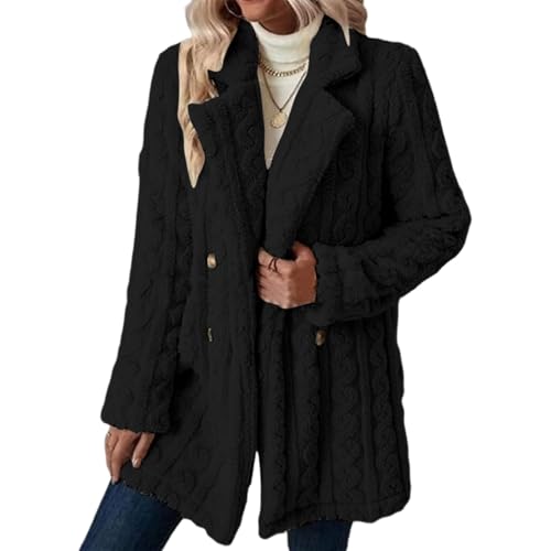 Manteau d'extérieur chaud femme contre le froid avec polaire