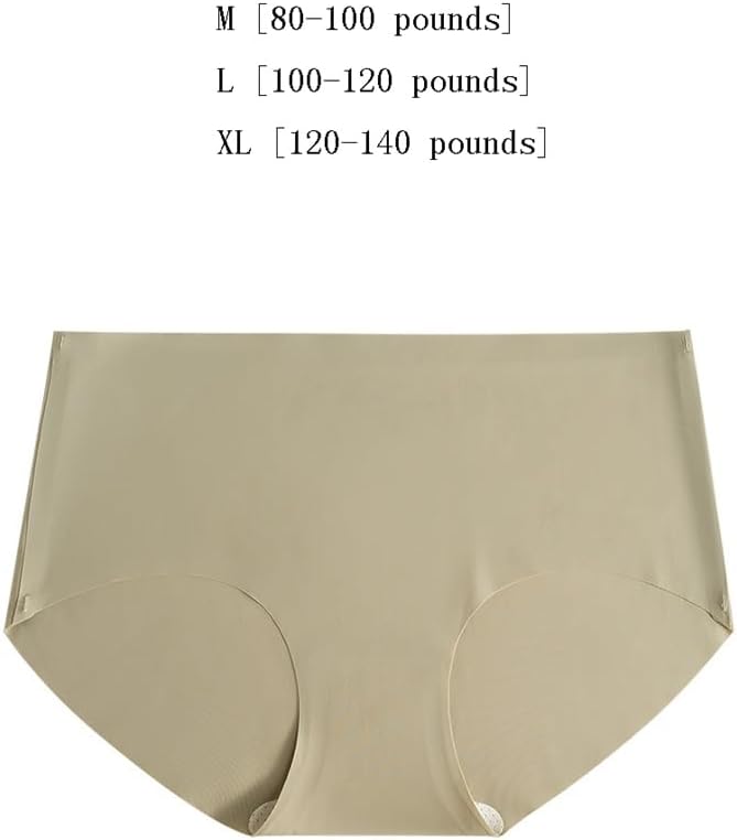 Yoga Fitness Women's Underwear, Hip Free, Mid Waist, Seamless