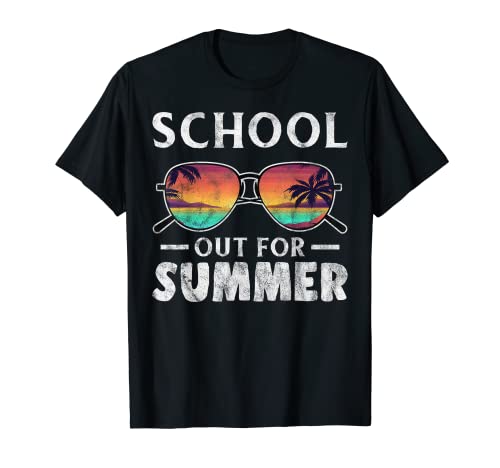 School's Out Summer Dernier jour d'école vacances d'été T-Shirt