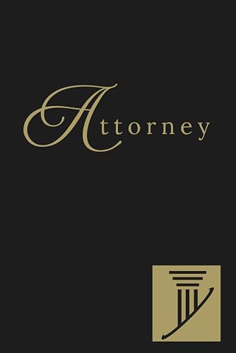 Attorney- Notebook Journal: 6x9", To Jot Pivotal Ideas, Organize Thoughts, Take Notes, Make To-Do-Lists
