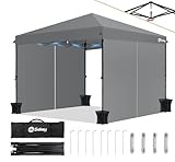 Sekey One-Touch Pop Up Pavillon 3x3 Wasserdicht Stabil Winterfest, Faltpavillon 3x3m mit Verdickten...