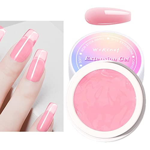 Cola para unhas de gel sólido - Extensão de unhas DIY Gel de pontas de unhas sólidas,Gel de cola de