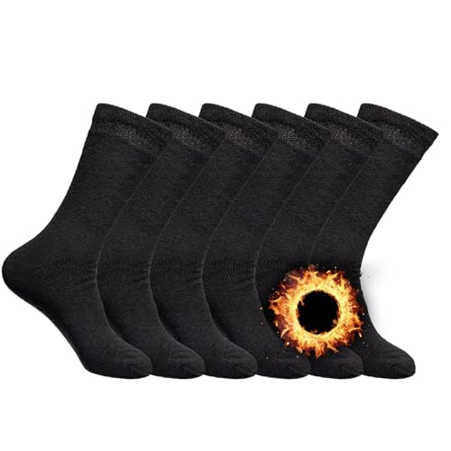 Chaussettes épaisses grande taille VEARZ en maille thermique supérieure