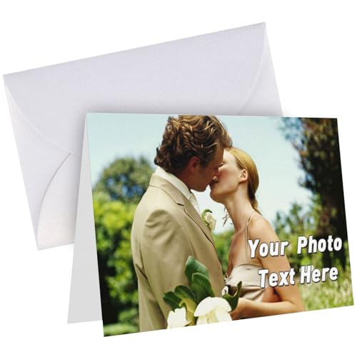 ARSWENGER Personalisierte Grußkarten mit Umschlag, Einzigartige Dankeskarte mit Fototext, Geschenke für Geburtstag, Hochzeit, Jahrestag, Halloween, Weihnachten, Muttertag, Feiertage (Weiß) ARSWENGER Personalisierte Grußkarten mit Umschlag, Einzigartige Dankeskarte mit Fototext, Geschenke für Geburtstag, Hochzeit, Jahrestag, Halloween, Weihnachten, Muttertag, Feiertage (Weiß)