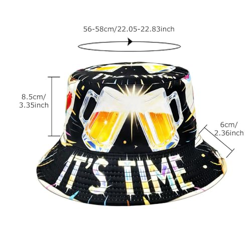 Image of Bucket Hat for Women Men,Travel Sun Beach Cap,Unisex Fishing Outdoor Boonie