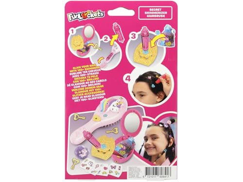 Cepillo sorpresa Funlockets para peinar y decorar el pelo en fiestas infantiles 7