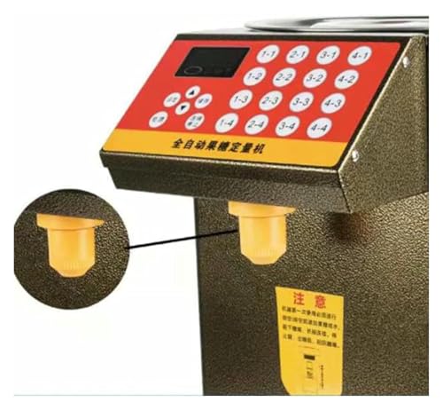 Dispensador automático de fructosa en polvo, adecuado para leche, té, batidos, hogar y cafeterías, mide fácilmente el polvo de fructosa.