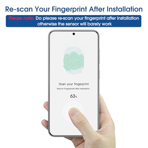 Image of amFilm Auto-Alignment OneTouch for Samsung Galaxy S25 FE 6.7'' Screen Protector + Camera Lens Protector,Tempered Glass, 30 seconds Installation, Bubble Free, Case Friendly, Anti-Scratch [2+2 Pack]