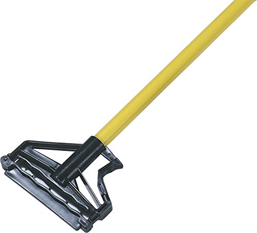 Image of SPARTA 4166404 Spectrum Fiberglass Mop Handle With Quik-Release For Cleaning, Commercial, Residential, 60 Inches, Yellow, (Pack of 12)