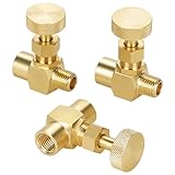 WYNNsky 3PCS 1/4’’ Needle Valve, Brass