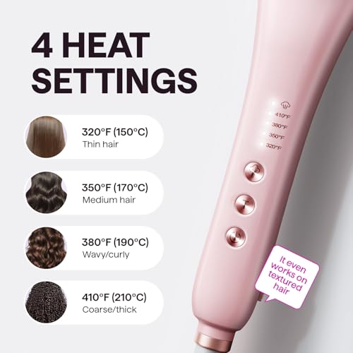 Image of Wavytalk Pro Steam Hair Straightener Brush, Steamline Pro 3 in 1 Straightening Brush, Steam Reduces Damage, Nourishes Hair, and Expedites Straightening