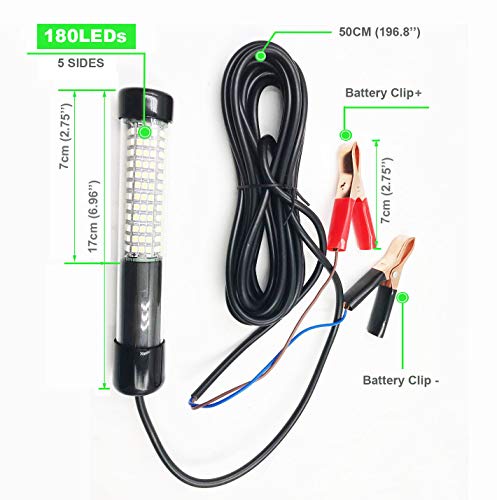 Bluerice Submersible Fish Finder, Underwater Lure Bait Light thumb #4