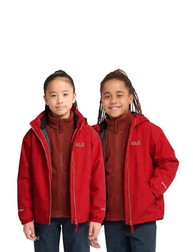 Chaqueta impermeable para niños Jack Wolfskin Iceland 3in1 con forro térmico
