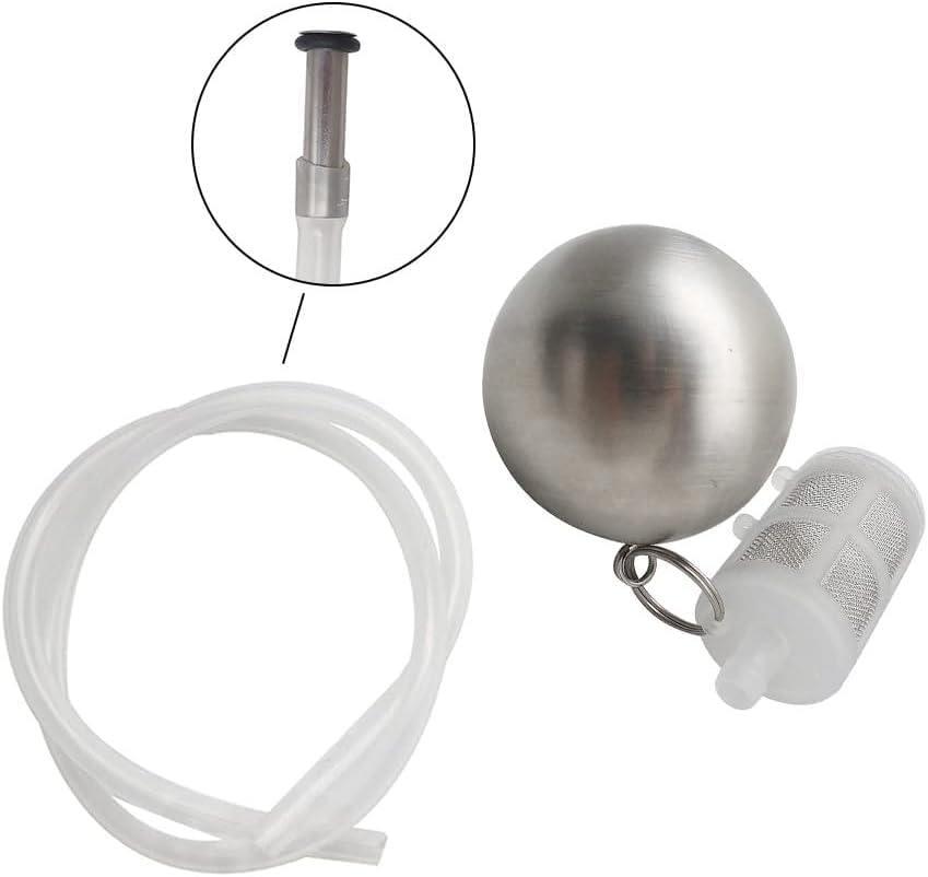 304 Stal nierdzewna Home Brew Beer Keg Płynny Płynny Dip Tube Filter Fit Ball Lock Fit Ball Lock & Pin Lock Keg Ball Float 80 cm Silikonowa rurka do dipów