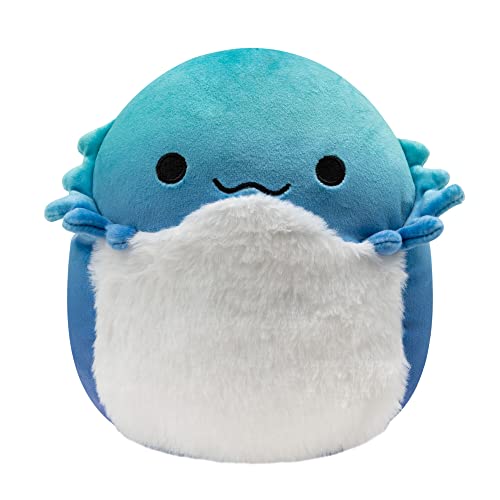 Doudou Squishmallows dragon Cella bleu 20 cm idée cadeau ado et enfant