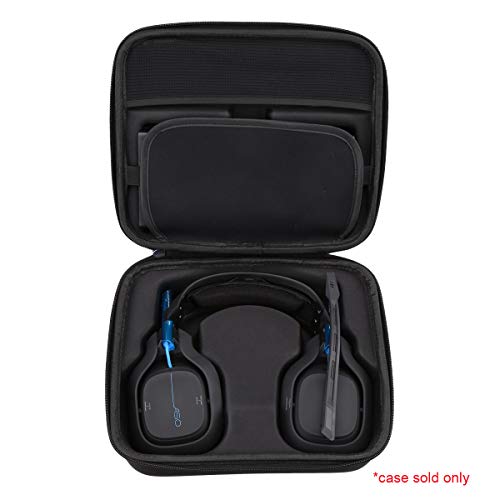 Aproca Duro Viajes Funda Bolso Caso para Astro Gaming A50 Auriculares (Black)