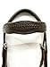 AMAZING HORSE STUFF Sidepull Bitless Bridle with Designer Hand Carving On Brow & Noseband Curved Shaped Brown (Full, Cob, Pony) (Cob)