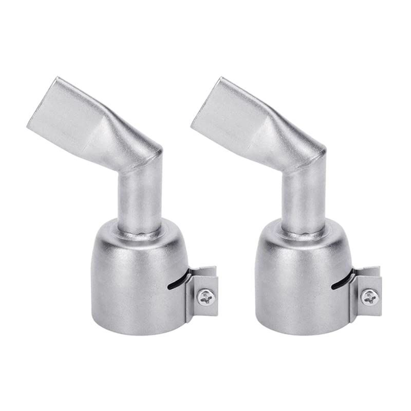 Tool Part for 2Pcs 20mm Welding Nozzle Flat 120 Degree Air Guns Nozzle for Plastic Plates Welding Nozzle Weld Torch Accessories