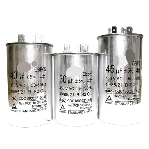 Condensateur de démarrage CBB65 climatisation compresseur 450V 45uF