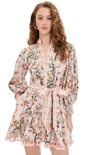 alice + olivia Womens Lucy Mini Shirt Dress Sunset Grove English Rose 6