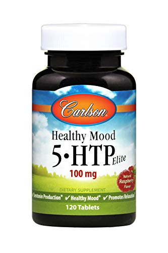 Carlson - Healthy Mood 5-HTP Elite, 100 mg, Serotonin Production, Healthy Mood