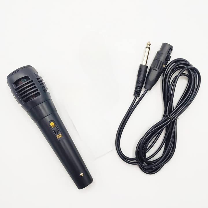 Image of VRJTEC Wired Dynamic Cardioid Microphone for Singing, Wired Handheld Mic with On and Off Switch for Singing, Live Vocal